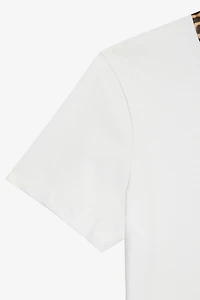 Cotton t-shirt with detail