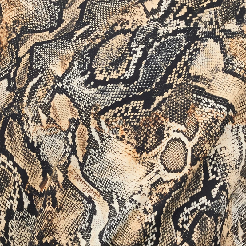 Mini Dress With Python Print