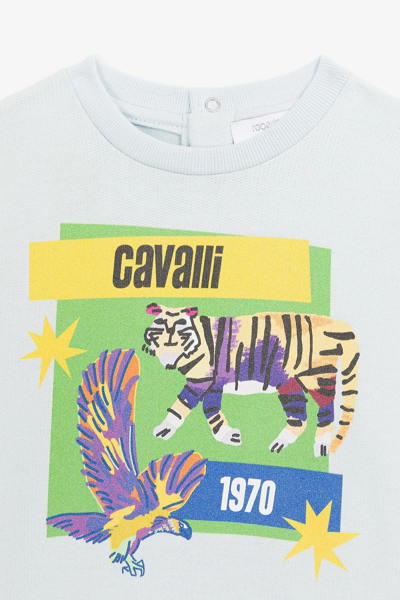 Logo-Print Cotton Sweatshirt