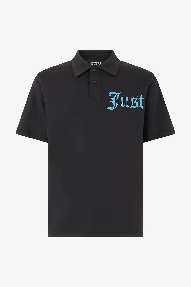 Polo-Shirt With Lettering