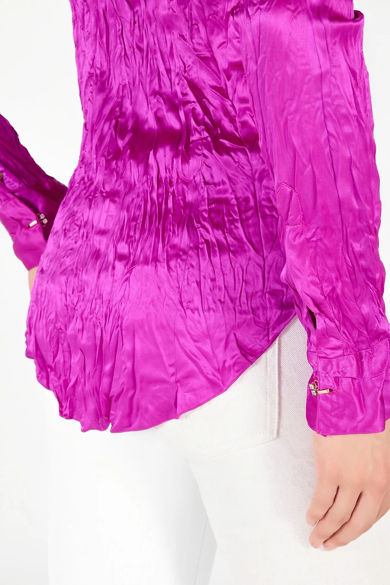 Solid Color Structured Shirt