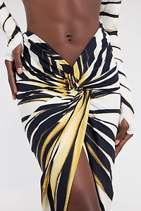 Ray of Gold Print Sarong