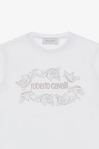 T-Shirt With Logo And Decoration