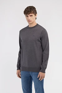 Crewneck sweater with RC