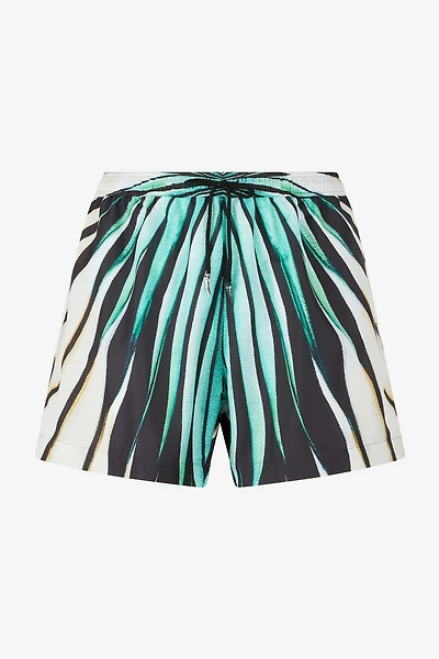 Ray Of Gold Print Nylon Sea Shorts