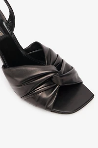 Leather Slingback Sandals