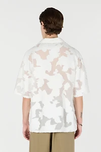 Bowling Shirt With Floral Pattern
