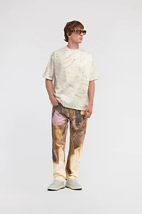 Savage print jeans