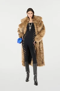 Jumpsuit With Perforated Zebra Pattern