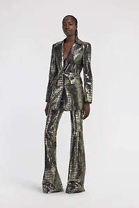 Crocodile Effect Pants
