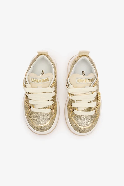 Glittery Sneakers With RC Monogram
