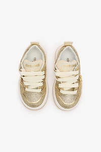 Glittery Sneakers With RC Monogram