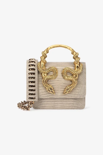 Ivory Bag With Snakes