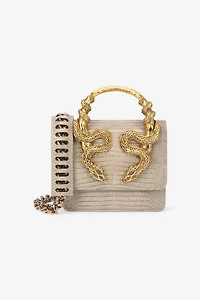 Ivory Bag With Snakes