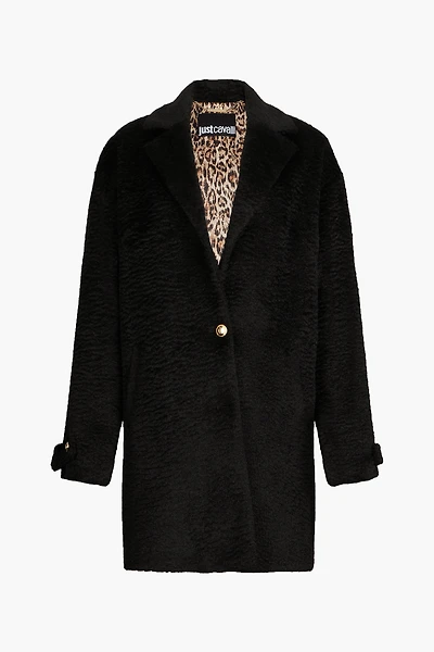 Black Coat with Gold Buttons
