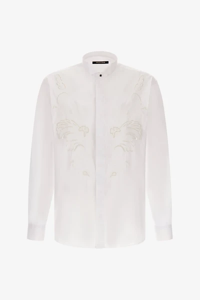 Shirt with Embroidered Details