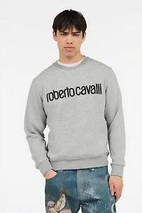 Grey Sweatshirt with Logo