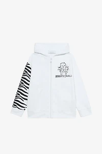 Zebra-Print Sweatshirt With Logo
