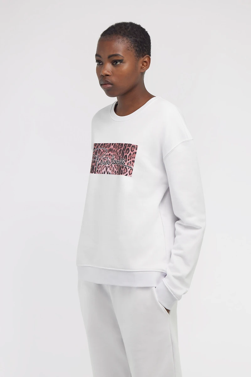 Sweatshirt with signature