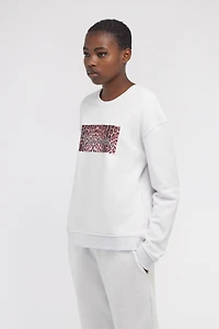 Sweatshirt with signature