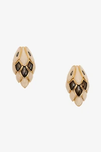 Snake clip-on earrings