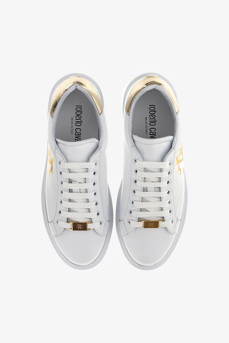 Sneakers with Monogram Mirror Snake