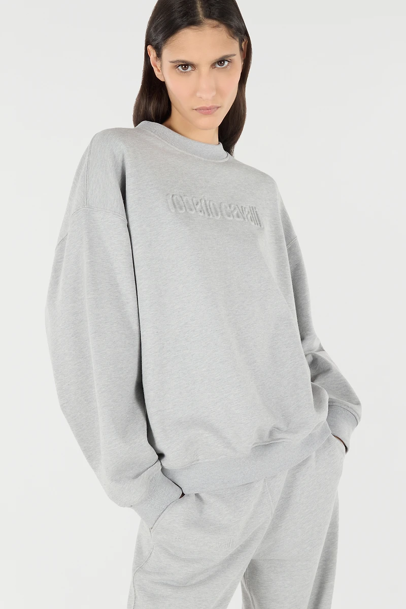 Sweatshirt With Stand-Up Collar