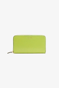 Snake-Effect Wallet With Logo