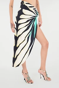 Ray Of Sea Print Sarong
