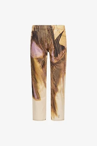 Savage print jeans
