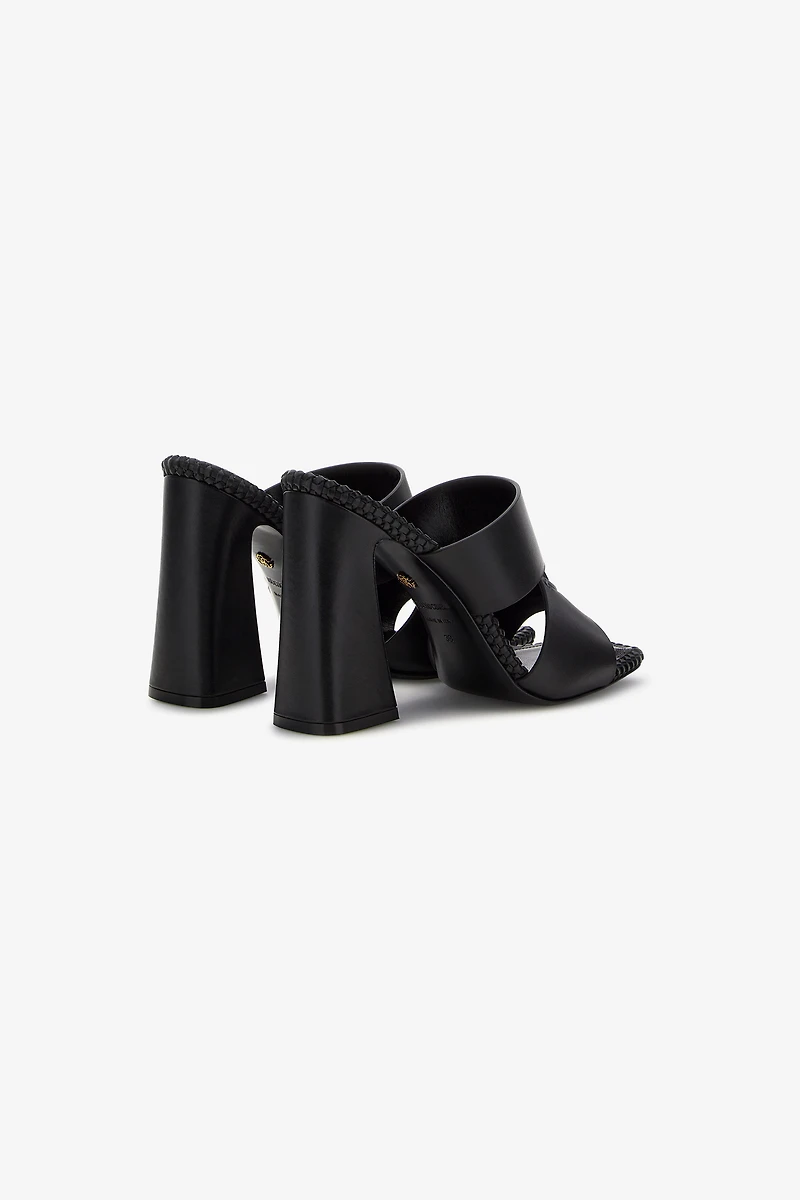 Sandals with Monogram Mirror Snake