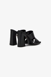 Sandals with Monogram Mirror Snake