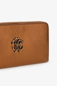 Wallet with Monogram RC and zip