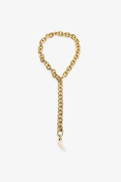 Necklace With Fang Charm