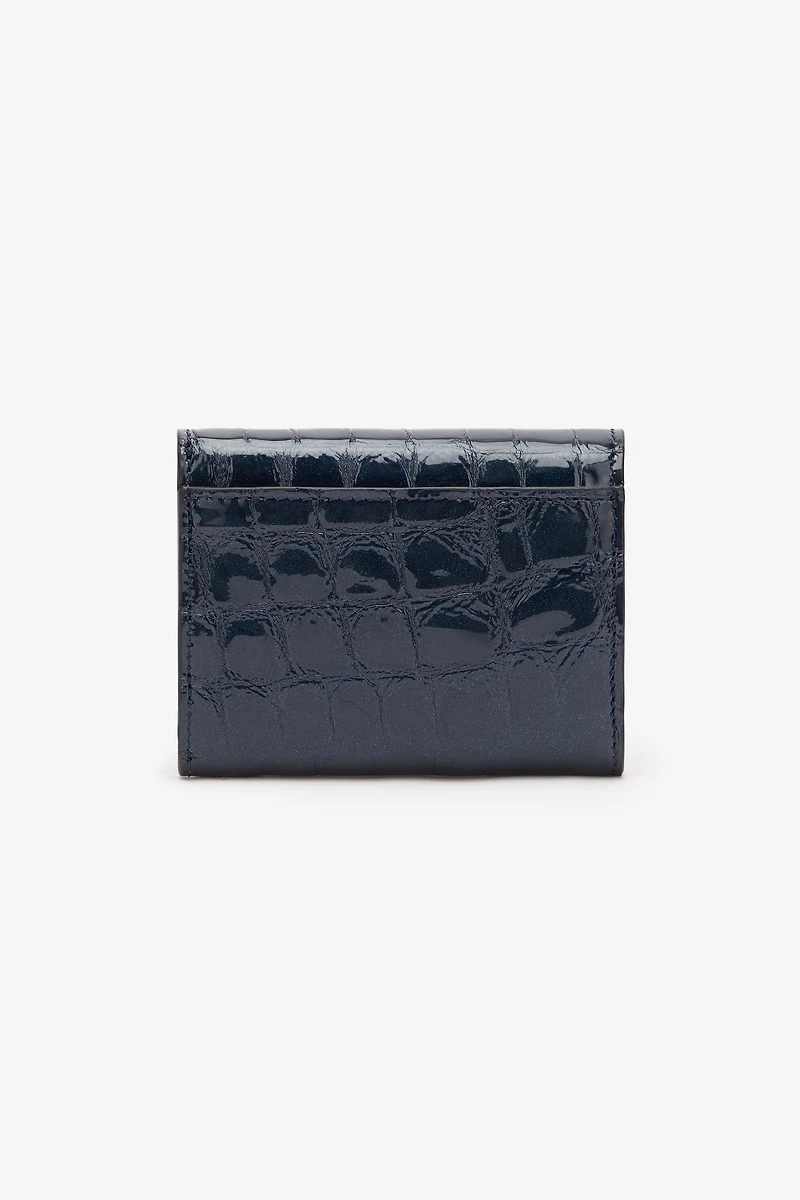 Cardholder With Crocodile Print