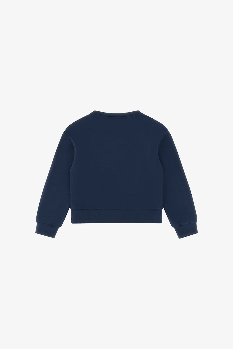 Sweatshirt With Golden Crest