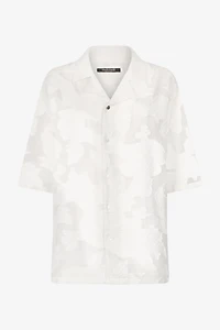Bowling Shirt With Floral Pattern