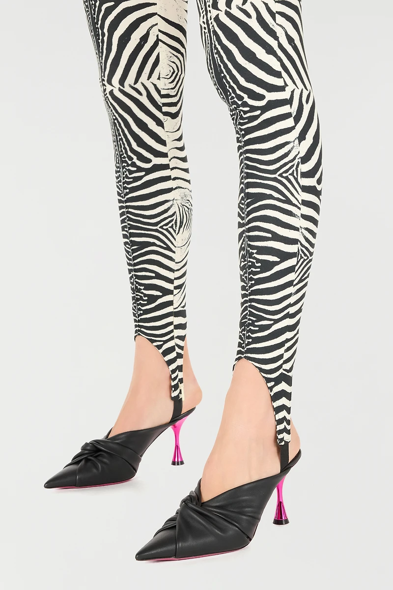Zebra-Print Leggings