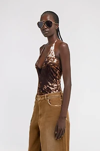 Appaloosa Print Bodysuit