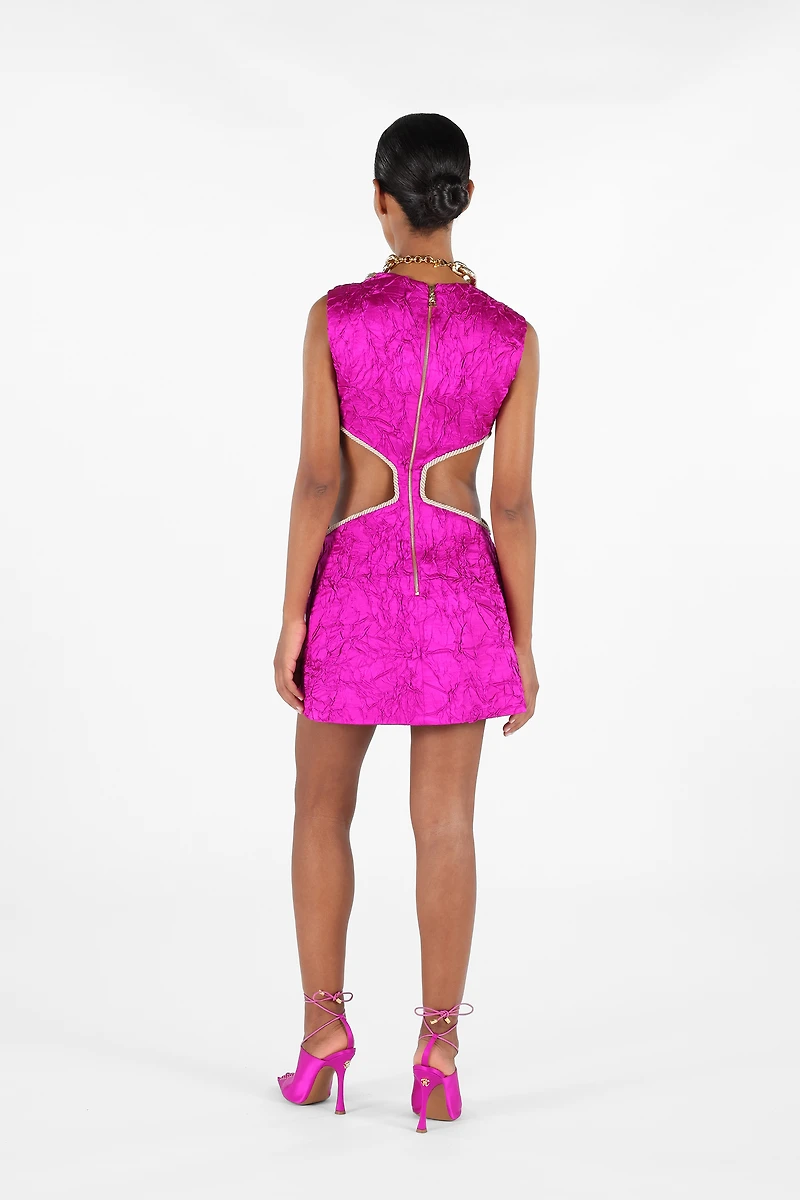 Cut-Out Detail Mini Dress