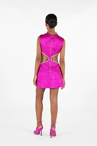 Cut-Out Detail Mini Dress