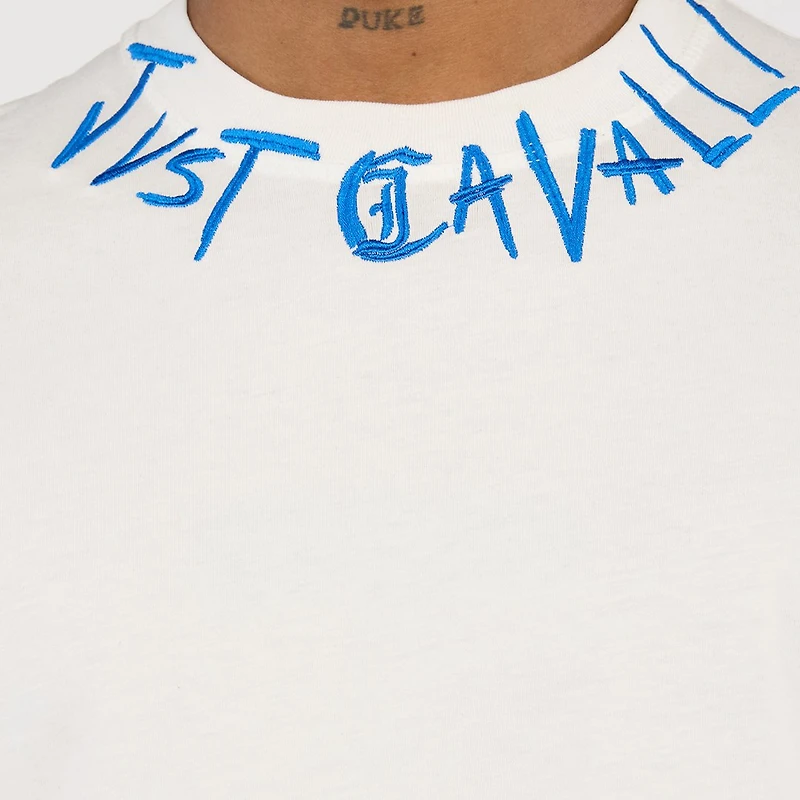 White T-Shirt with Graffiti Logo