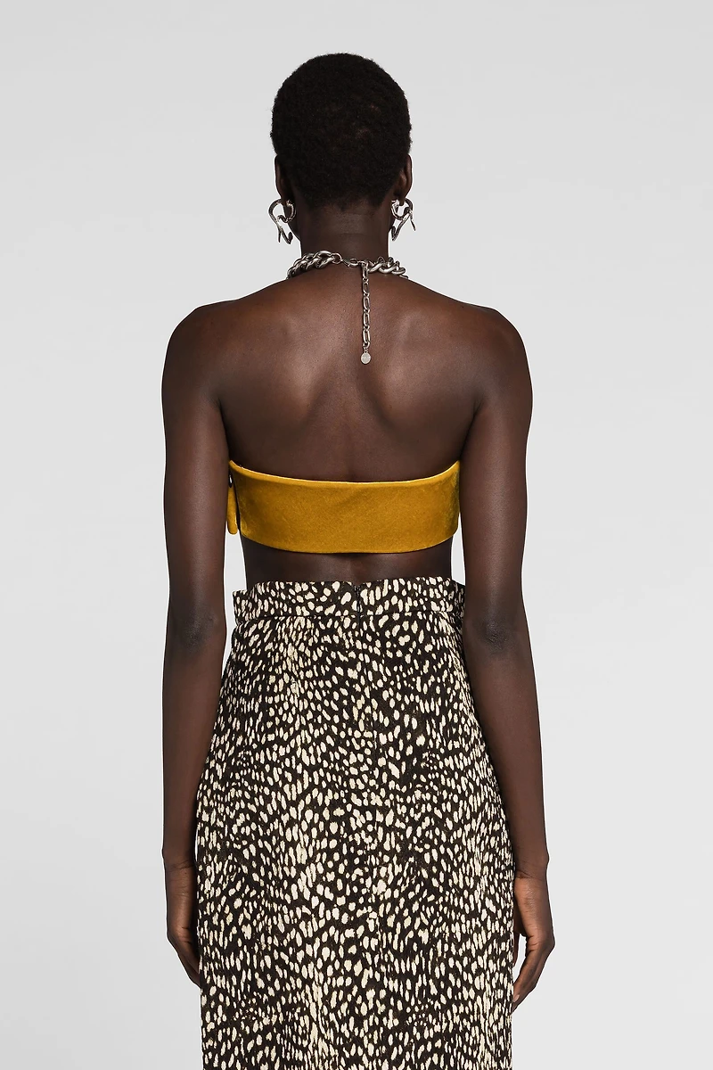 Velvet Bandeau Top