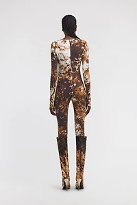 Appaloosa Print Jumpsuit