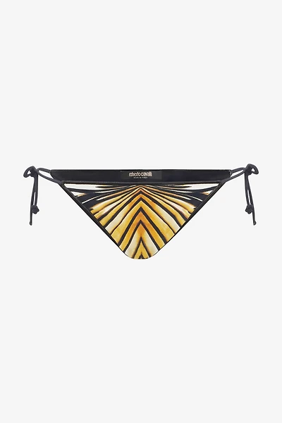 Ray Of Gold Print Swimsuit Bikini Bottom