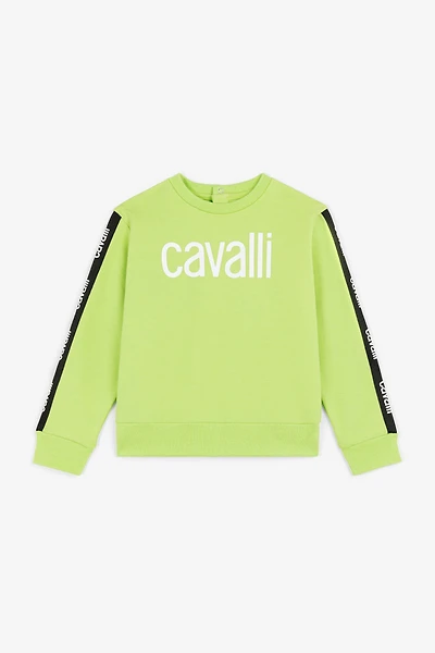 Logo-Stripe Sweatshirt