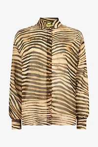 Shirt With Tiger Skin Print