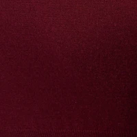 Burgundy Turtleneck Top