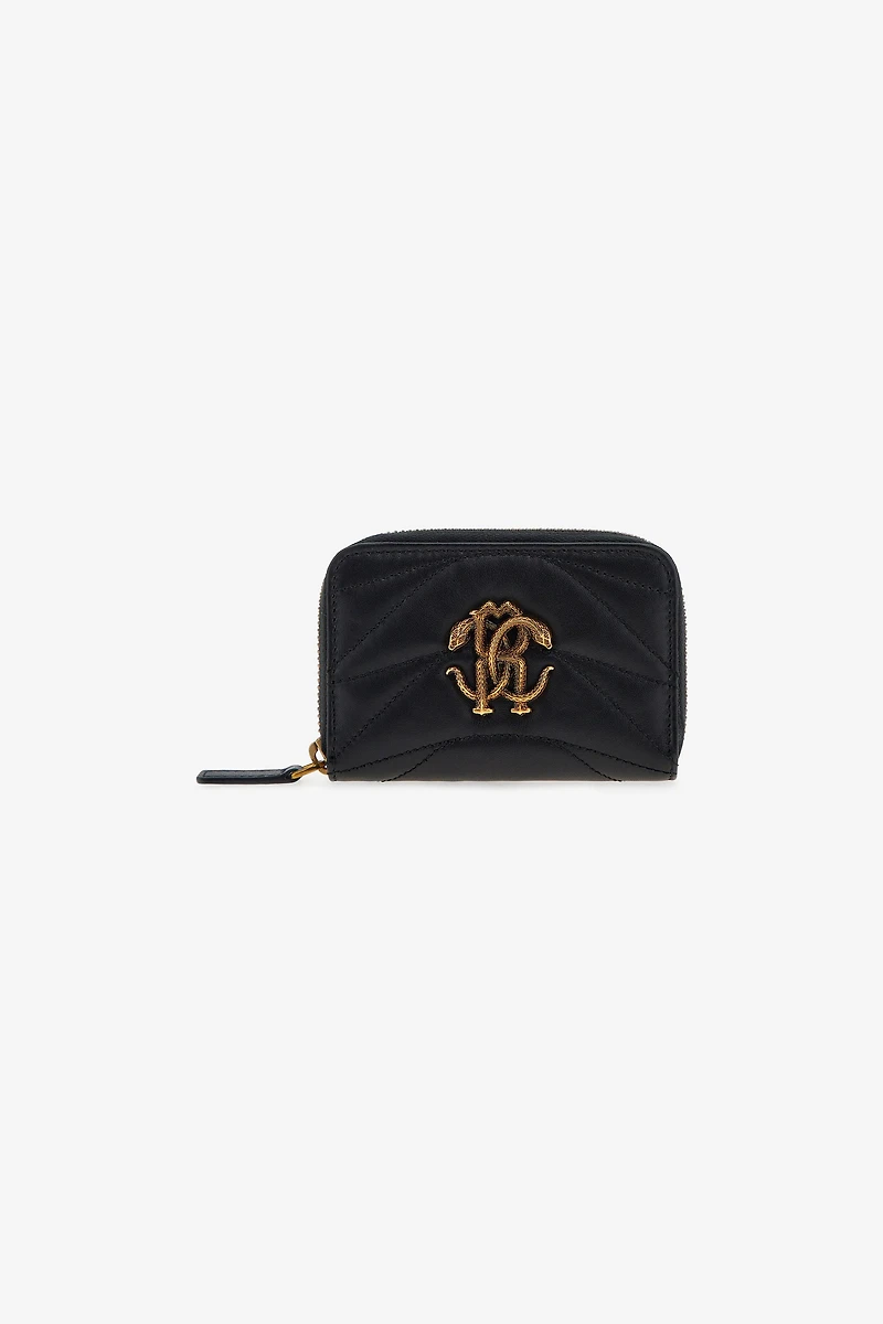Wallet with Monogram RC and zip