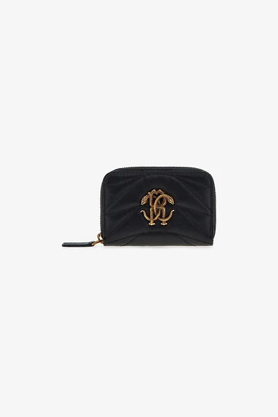 Wallet with Monogram RC and zip